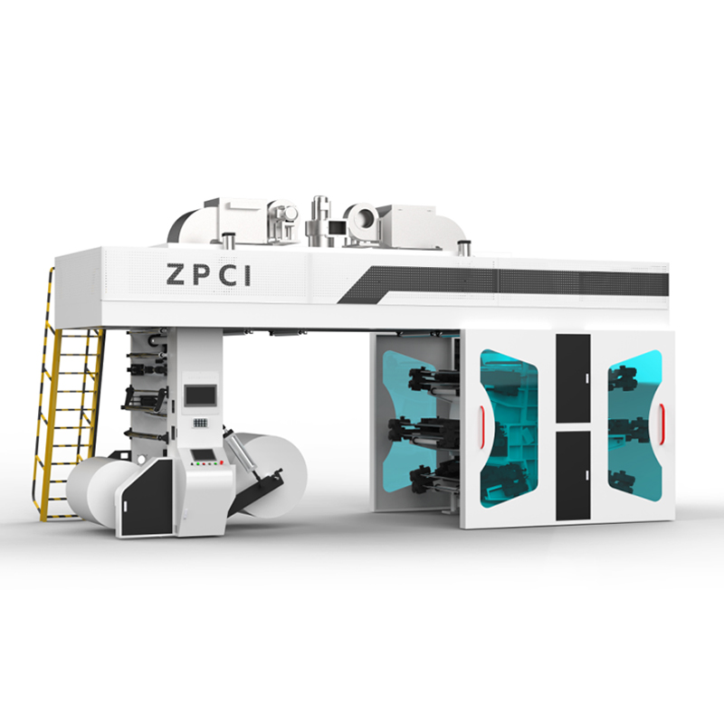 ماكينة طباعة فلكسوغرافية CI ذات 6 ألوان ZPCI-B